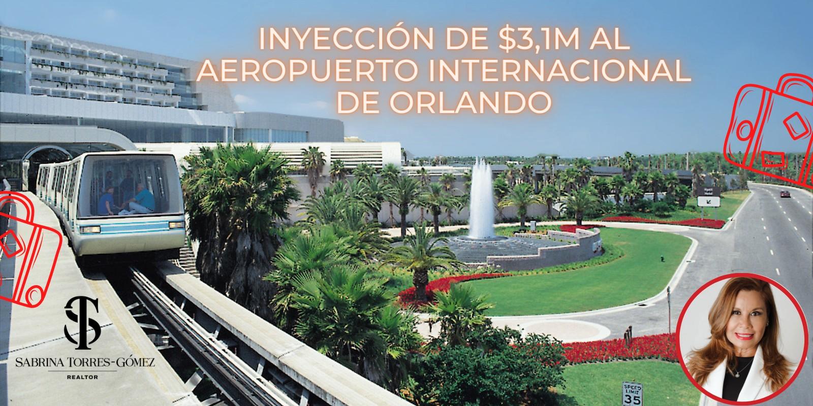 Inyección de $3,1M al Aeropuerto Internacional de Orlando